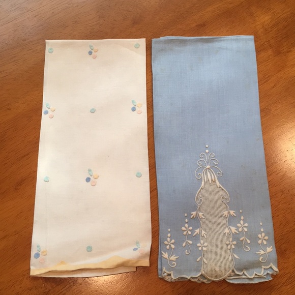 Vintage Hand Towels 1950s - Picture 1 of 8